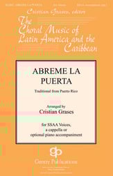 Abreme la Puerta SSAA choral sheet music cover